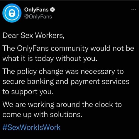 onlyfans is ‘prohibiting sexually explicit content for sex workers this is nothing new