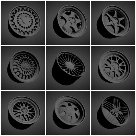 118 Scale Custom 3d Printed Wheels More Than 450 Different Models
