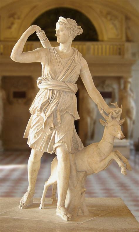 Artemis Diana Roman Copy 1st Or 2nd Century Ac Of A Lost Greek