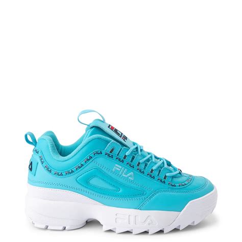 Womens Fila Disruptor 2 Premium Athletic Shoe Blue Journeys