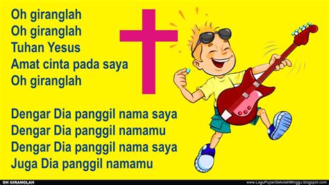 Lirik Lagu Pujian Rohani Kristen Sekolah Minggu Gereja Tuhan Yesus Oh