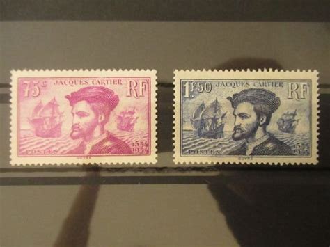 france 1934 jacques cartier yvert n°296 297 catawiki