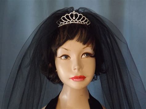 Black Wedding Veil With Tiara Catherine Creates Custom Bridal Veil