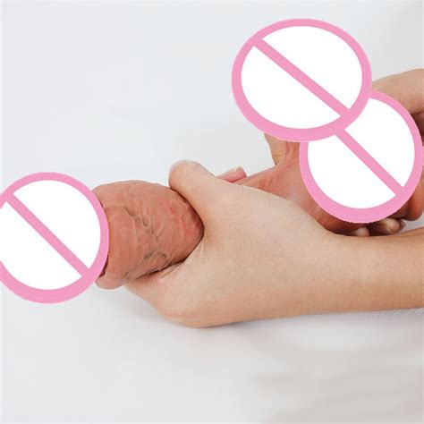 Size Sliding Foreskin Simulation Dildo Realistic G Spot Stimulate