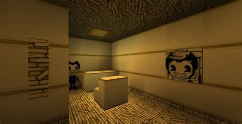 Bendy And The Ink Machine Texture Pack For The Map Minecraft Texture Pack