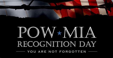 National POW MIA Recognition Day September Weird And Crazy Holidays