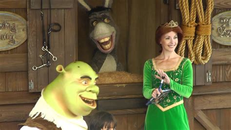 Shrek Fiona And Donkey Universal Studios Florida Usa