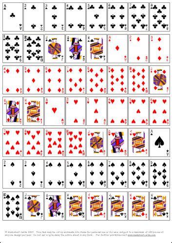Printable Mini Playing Cards Blank Playing Cards Printable Playing