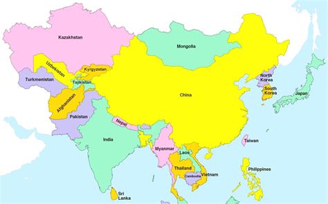 Map Of Asia Drawing Free Download On Clipartmag