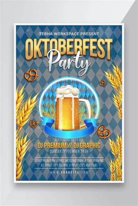 Oktoberfest Festival Poster Template Psd Free Download Pikbest In