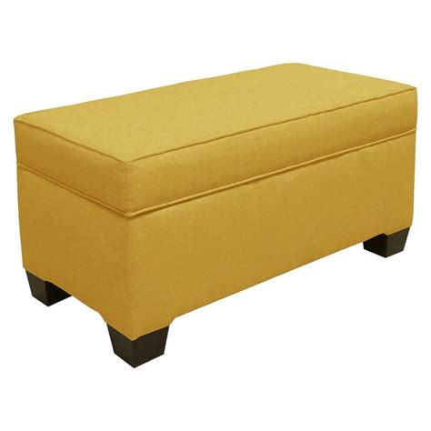 skyline custom upholstered box seam bench storage bench furniture storage