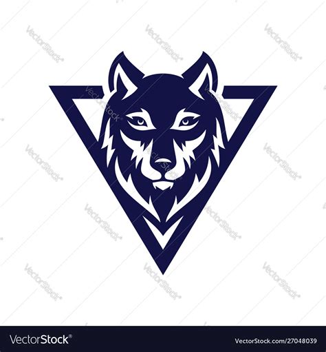 Wolf Logo Royalty Free Vector Image Vectorstock