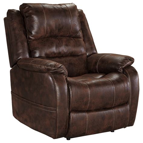 Signature Design By Ashley Barling 6880213 Faux Leather Power Recliner