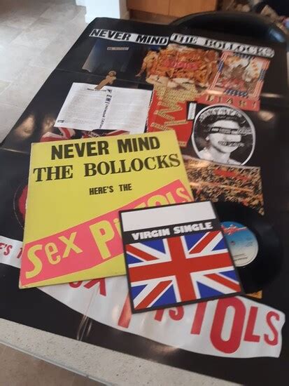 Sex Pistols Extremely Rare Sex Pistols Never Mind The Bollocks With One Sided Submission