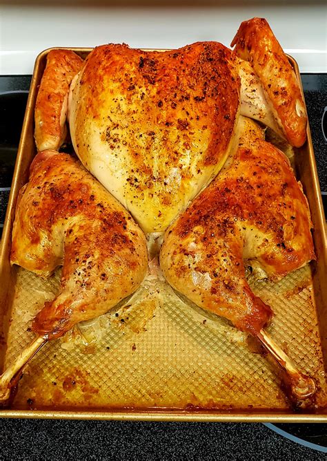 Homemade Spatchcocked Turkey Rfood