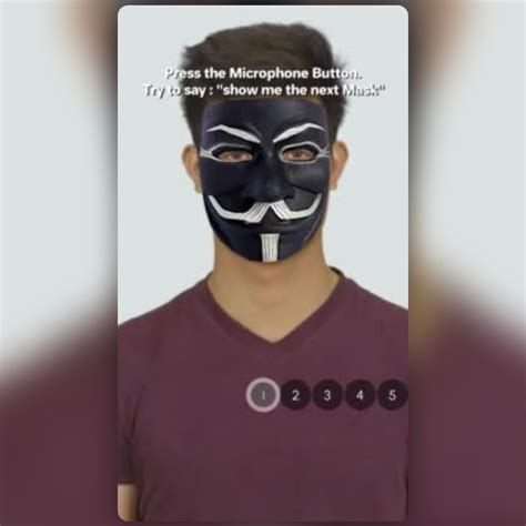Vendetta Mask Lens By Bear Grizzly Snapchat Lenses And Filters