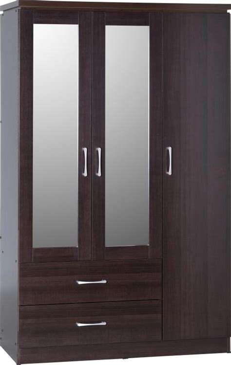 Combining form and function, wardrobes are a bedroom essential. Charles 3 Door Wardrobe - Walnut - Wardrobes