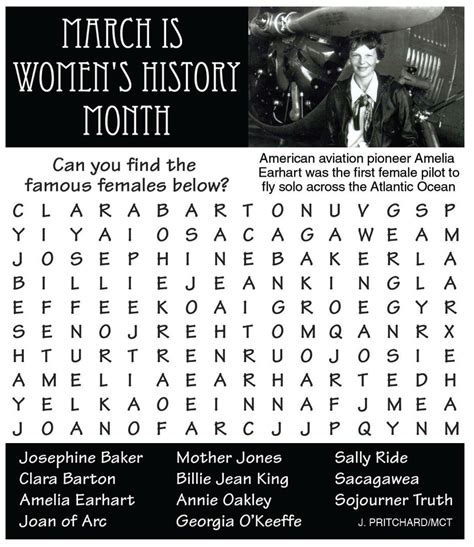 Free Printable Women S History Month Printables