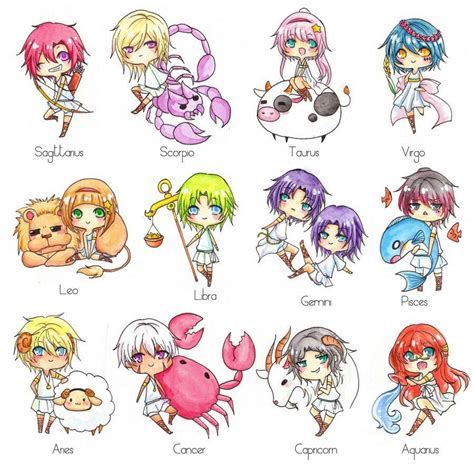 Anime Horoscopes Horoscope Dates Anime Zodiac Zodiac Signs 12