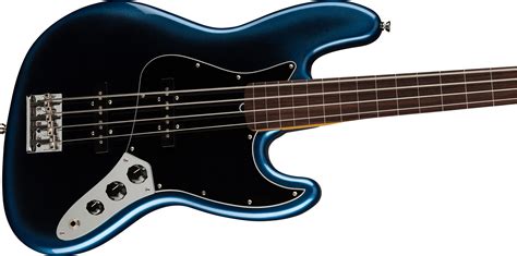 American Professional II Jazz Bass Fretless USA RW Dark Night