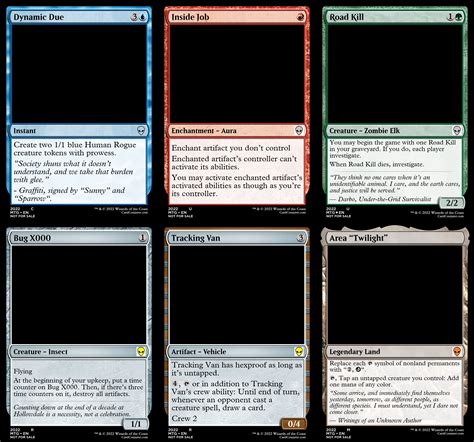 Mysteries Unraveled, Day 13, Top Down Designs : r/custommagic