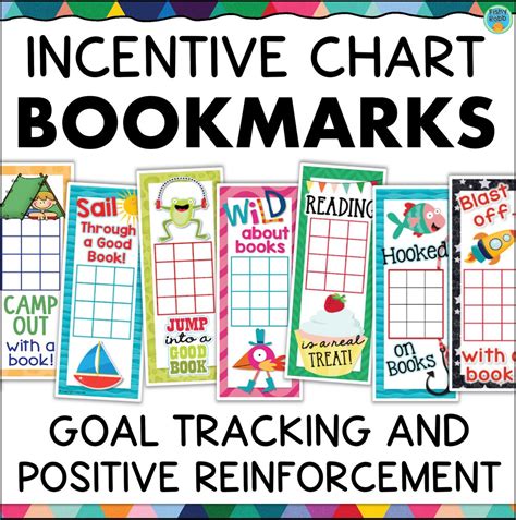 Reading Incentive Chart Bookmarks For Kids Classroom Etsy