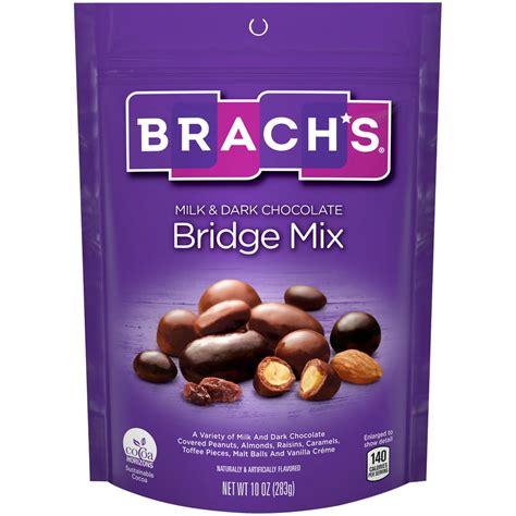 Brachs Bridge Mix Candy Stand Up Pouch 10 Oz