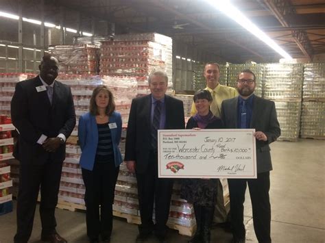 The wachusett food pantry inc. HANNAFORD DONATES $10,000 TO WORCESTER COUNTY FOOD BANK ...