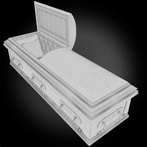 High Def Classic Coffin Roman Wood1 3d Model 29 3ds Fbx Stl Obj