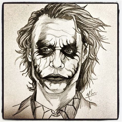 The Joker Heath Ledger Drawing By Viola El Pixels Vrogue Co