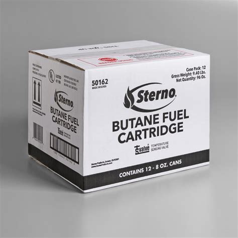 Sterno Products 50162 Butane Fuel Refill 8 Oz Canister 12case