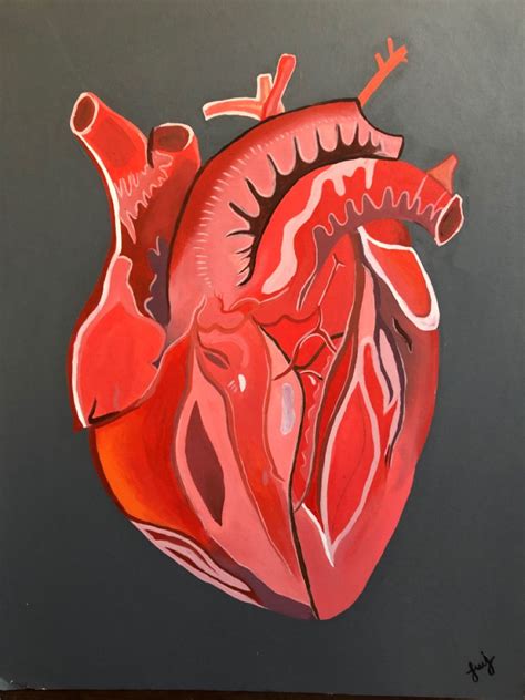 Corazón Corazones Pintura De Corazón Arte Abstracto Sobre Lienzo