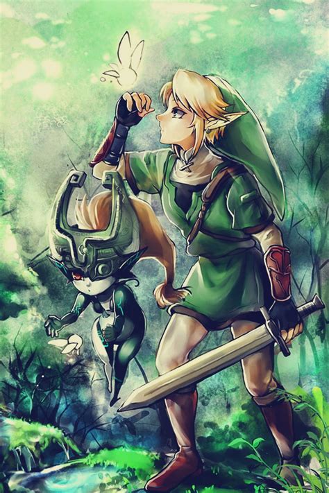 Link And Midna Legend Of Zelda Twilight Princess Zelda Twilight Princess