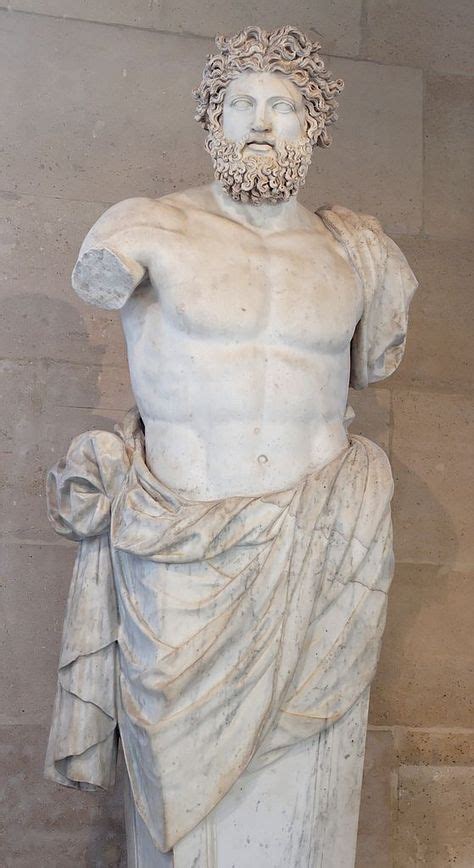 Jupiter Zeus Roman Statue Marble 2nd Century Ad Musée Du Louvre