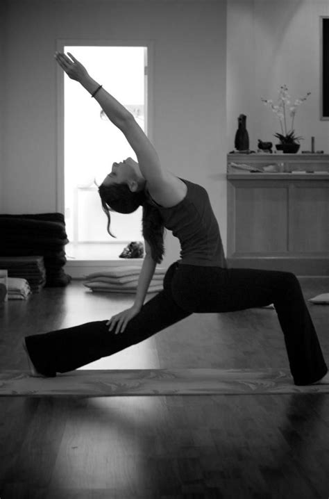 Exalted Warrior Pose Warrior Pose Flexibility Training Yoga Fitness