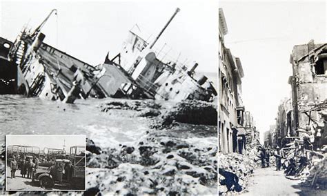 Photos Show Devastation After Dunkirk Evacuation Daily Mail Online