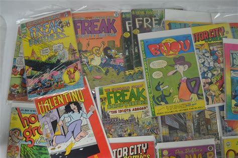 Lot Detail Vintage Adult Comic Book Collection