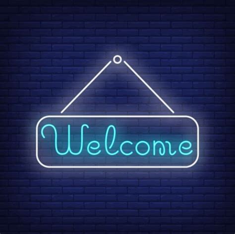 Welcome Neon Sign Home Neon Light Sign Room Led Neon Sign Etsy Neon