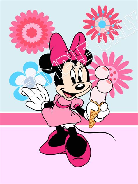 Minnie Mouse Pink Gallery 8x10 Wall Art Prints Etsy