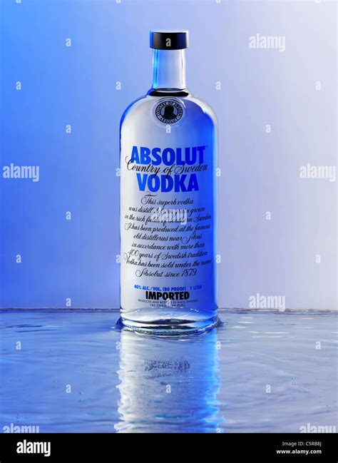 Absolut Vodka Bottle High Resolution Stock Photography And Images Alamy