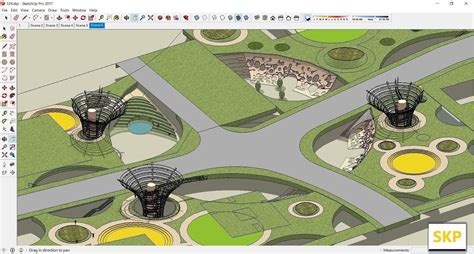 Sketchup 124 Landscape 3d Model Cgtrader