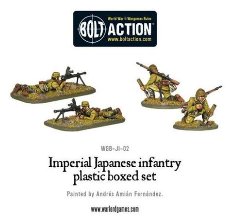 Bolt Action Imperial Japanese Infantry Plastic Boxed Set