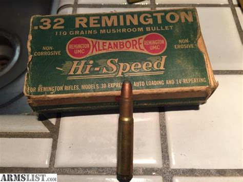 Armslist For Sale 32 Remington Ammo