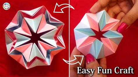 How To Make Easy Paper Fun Craft Paper Toy No Glue No Scissor