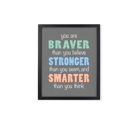 You Are Smarter Than You Think Motivation Wall Art 8x10 By Especia