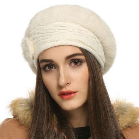 Finejo Fashion Womens Winter Warm Knitted Hats Beanie Cap 5 Colors