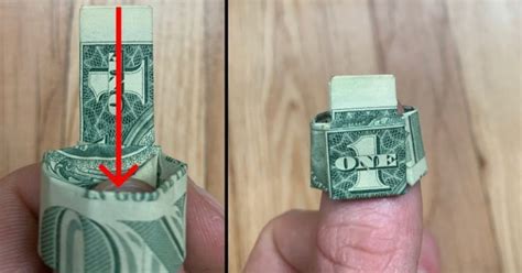 Dollar Bill Origami Ring Easy 10 Steps The Daily Dabble