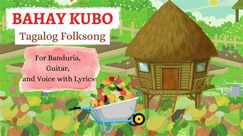 Bahay Kubo For Banduria Guitar And Voice With Lyrics And Chords Youtube
