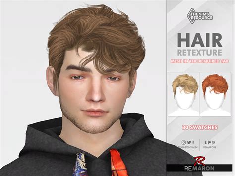 To0929 Hair Retexture By Remaron From Tsr • Sims 4 Downloads