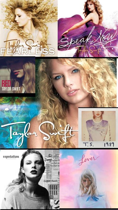 All Taylor Swift Albums Wallpapers Wallpaper Cave